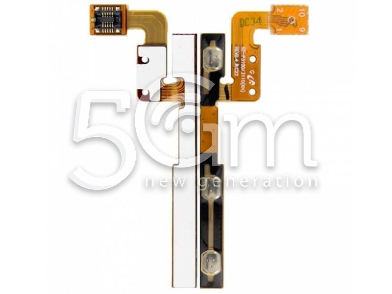 Tasto Accensione + Tasti Volume Flat Cable Samsung P3100