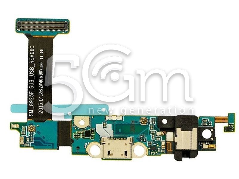 Samsung G925 S6 Edge Charging Connector Flex Cable