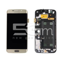 Display Touch Gold + Frame Samsung G925 S6 Edge