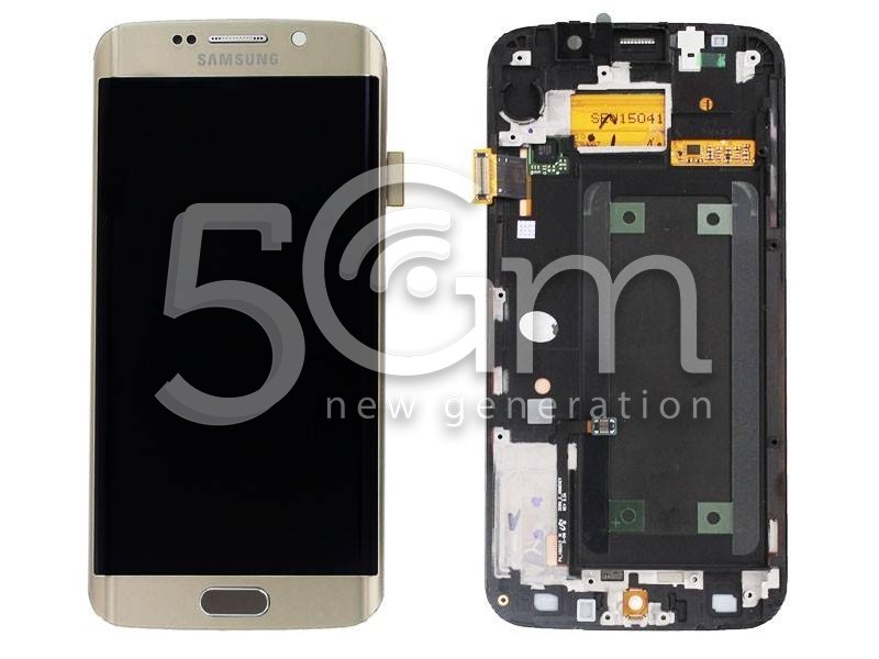 Display Touch Gold + Frame Samsung G925 S6 Edge