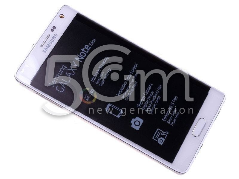 Display Touch Bianco + Frame Samsung N915