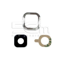 Samsung N7505 Silver Camera Frame + Glass Lens 