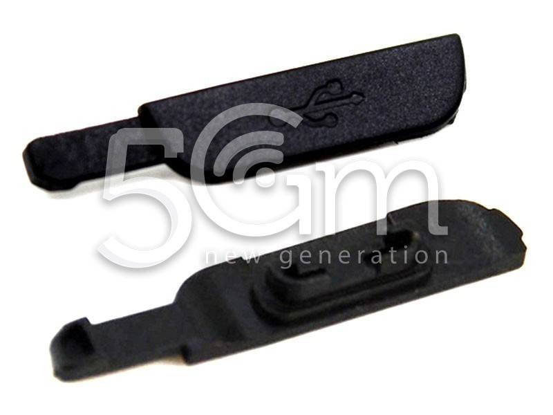Samsung I9295 Black USB Connector Cover