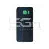 Retro Cover Blu Scuro + Adesivo Guarnizione Samsung SM-G925 "x Ver Nero Ori