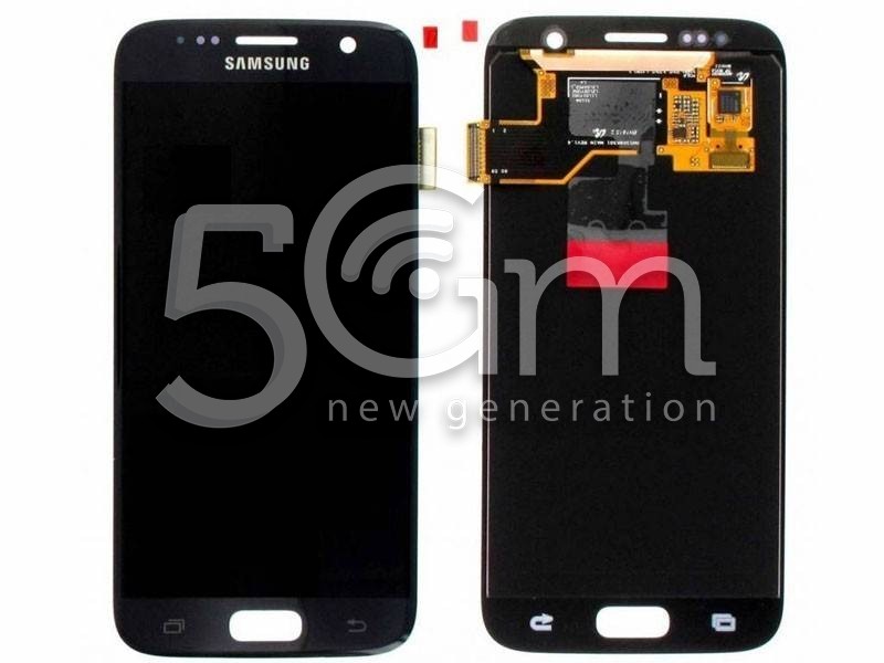 Samsung SM-G930 S7 Black Touch Display 