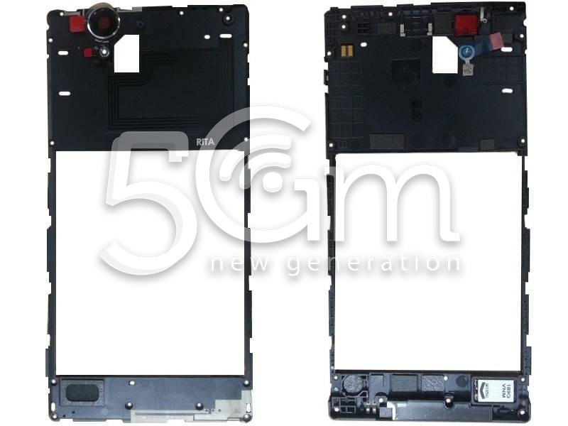 Xperia T2 Ultra Dual Sim Middle Frame + Ringer + Antenna Contacts