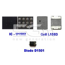 Kit Riparazione Backlight IC Coil Diode Filters iPhone 6