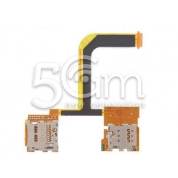 Sim Card + Memory Card Flat Cable HTC One Mini 2