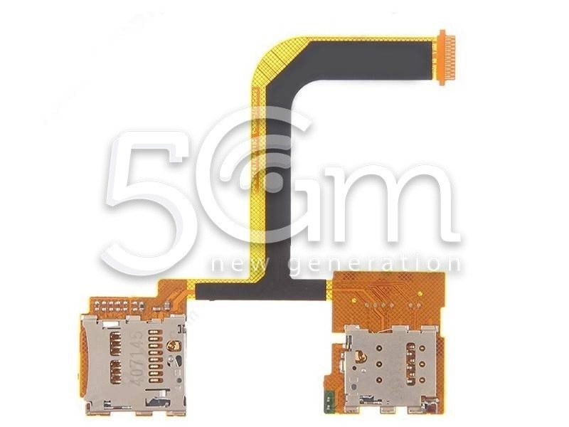 Sim Card + Memory Card Flat Cable HTC One Mini 2