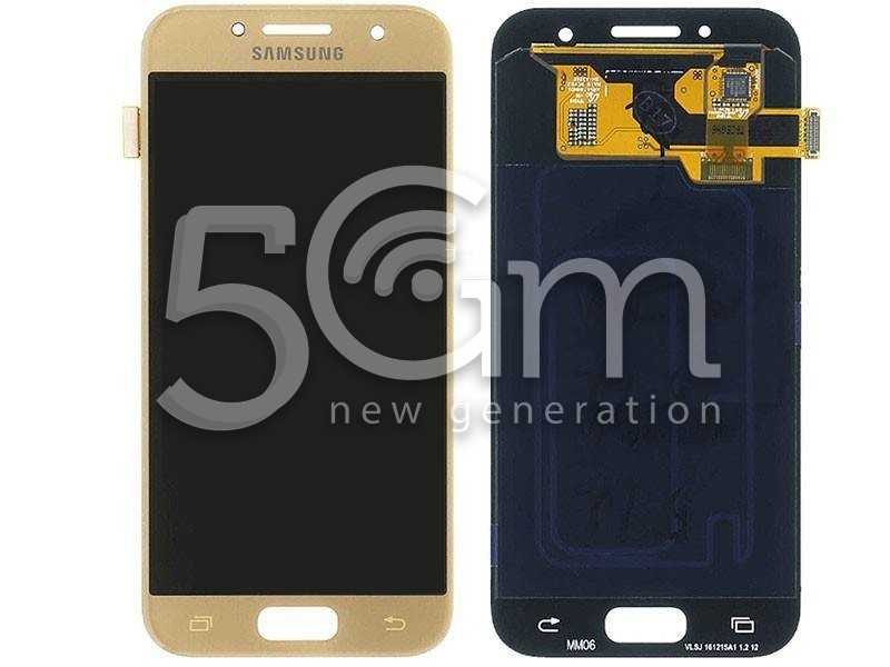 Display Touch Gold Samsung SM-A320F A3 2017