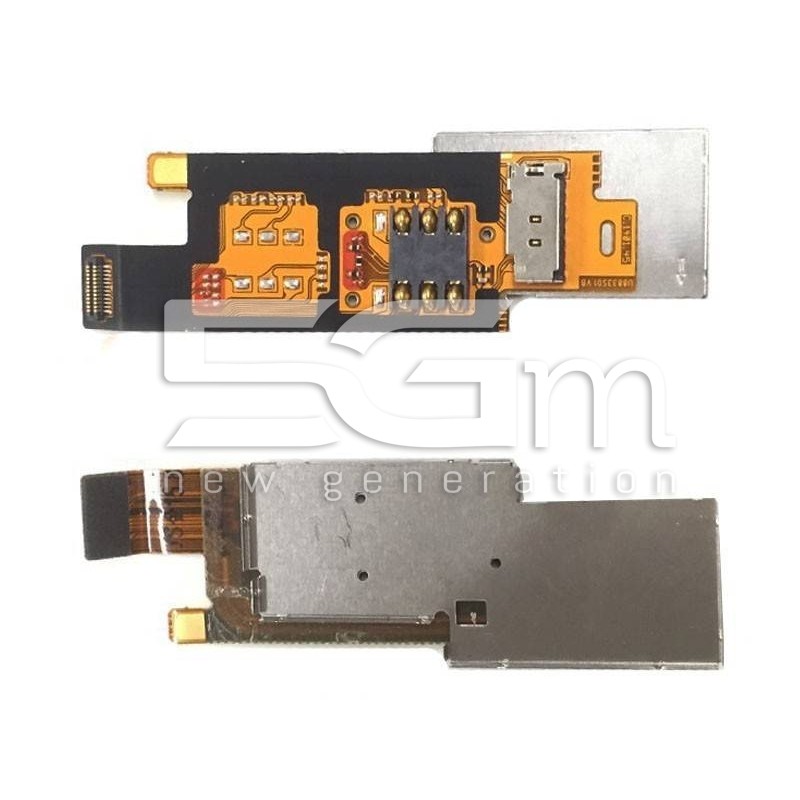 Huawei Y300 Sim Card Reader Flex Cable + Holder