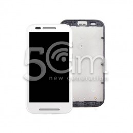 Display Touch Bianco + Frame Motorola Moto E