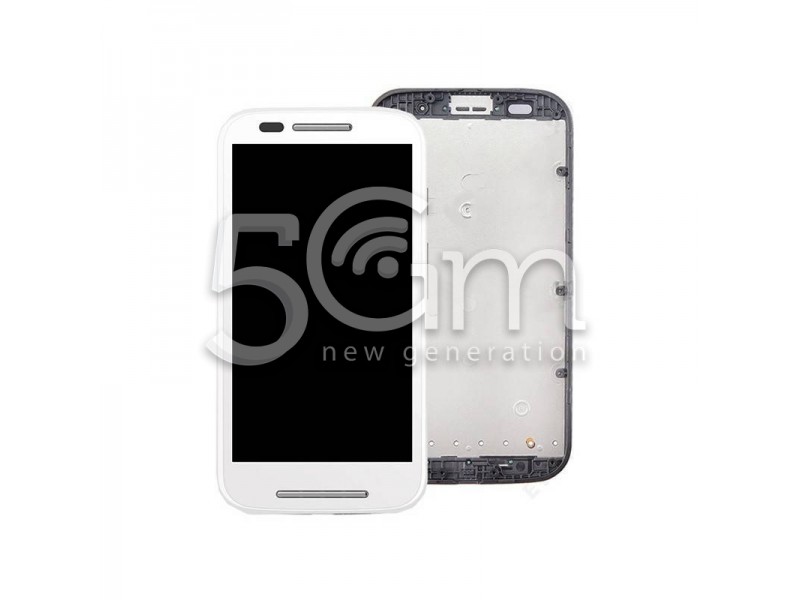 Display Touch Bianco + Frame Motorola Moto E