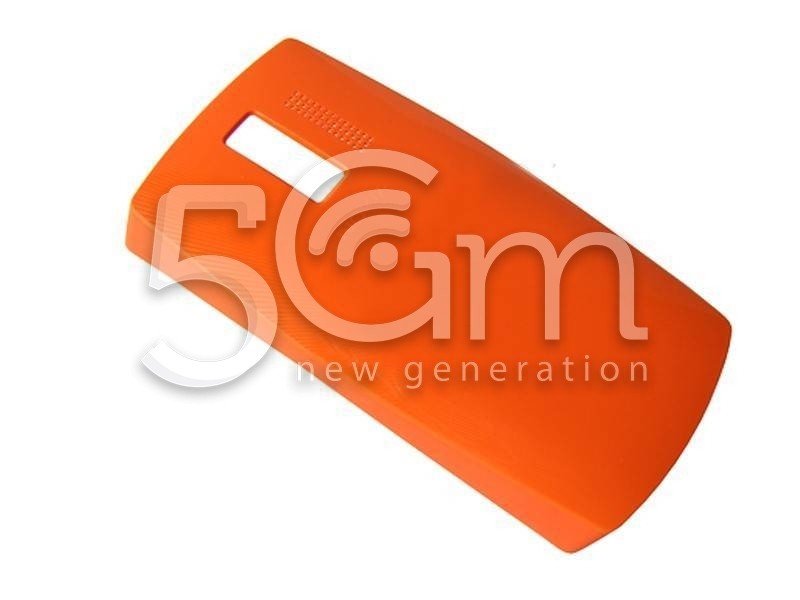 Nokia 205 Asha Orange Back Cover