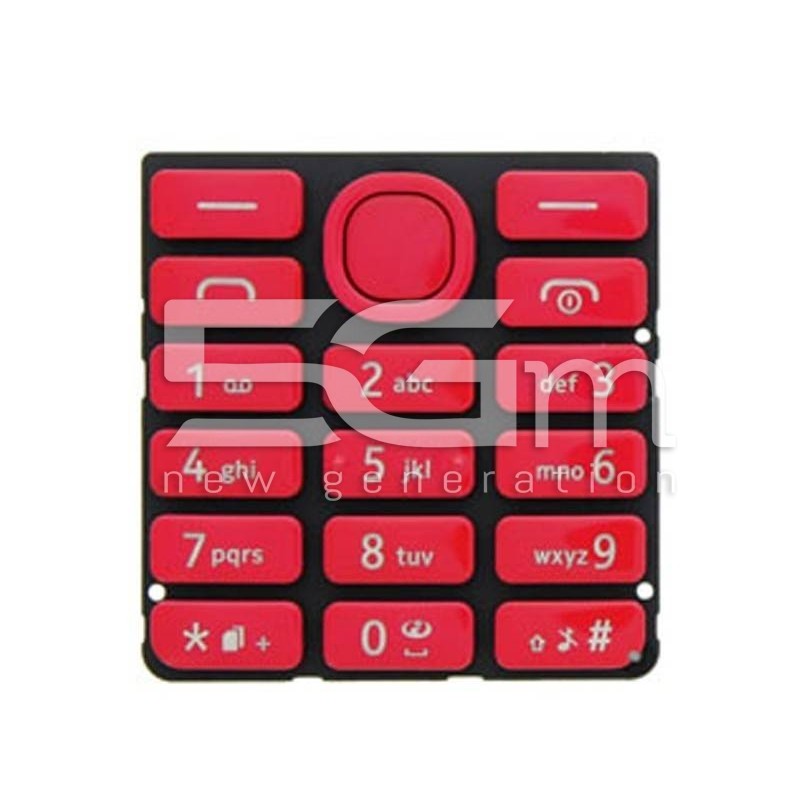 Nokia 206 Red Keypad