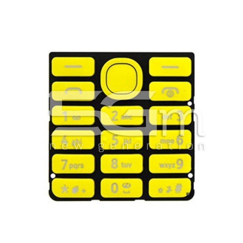 Nokia 206 Yellow Keypad