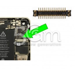 14 Pin Connector on Mother Board LCD iPhone 5C