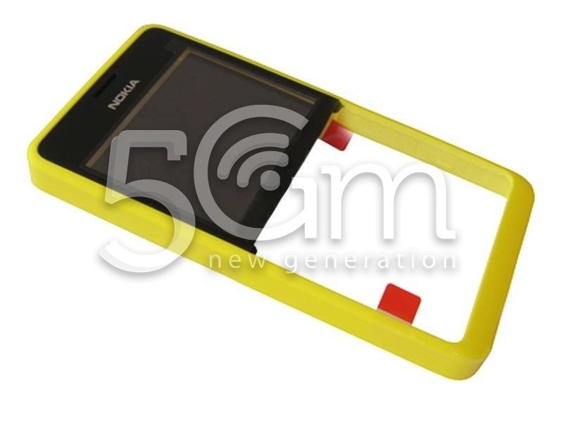 Nokia 210 Asha Yellow Front Cover