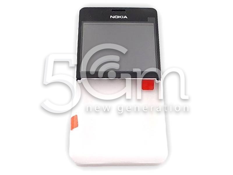 Nokia 210 Asha White Front Cover