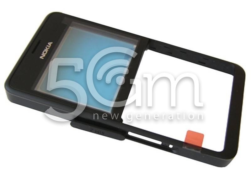 Front Cover Nero Nokia 210 Asha Dual
