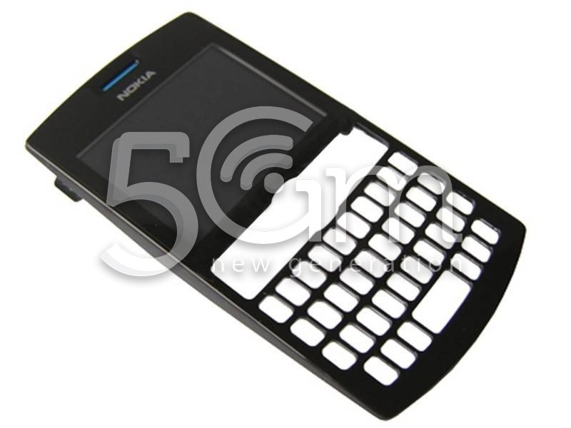 Nokia 205 Asha Black Front Cover