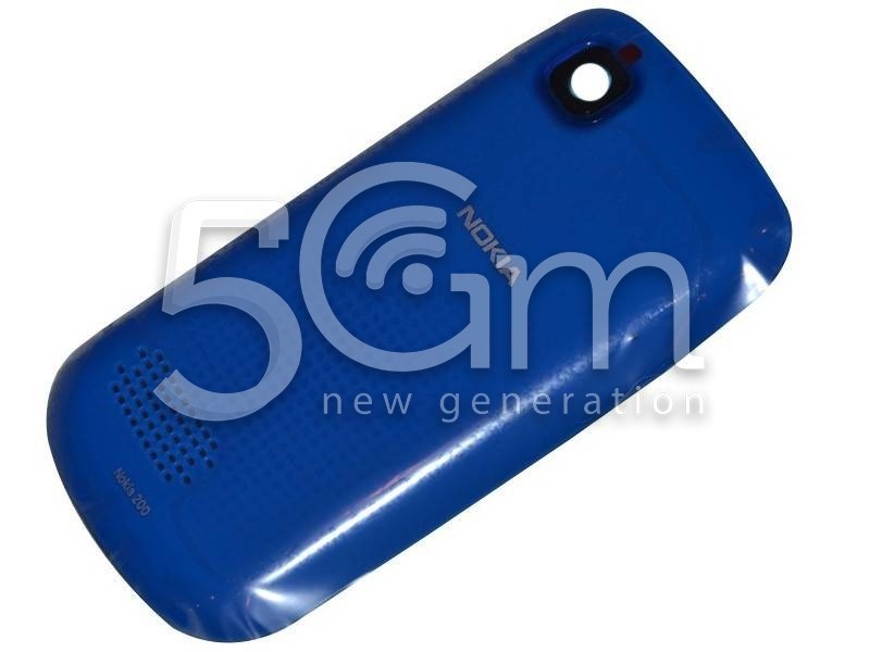 Nokia 200 Asha Blue Back Cover