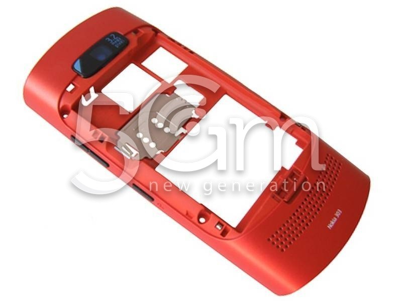 Nokia 303 Asha Full Red Frame