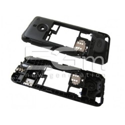 Nokia 208 Black Middle Frame