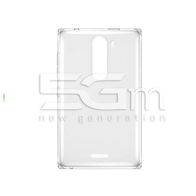 Nokia 502 Asha White Back Cover