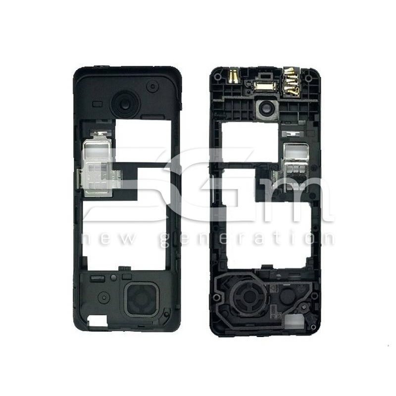 Middle Frame Nero Nokia 206 Dual Sim