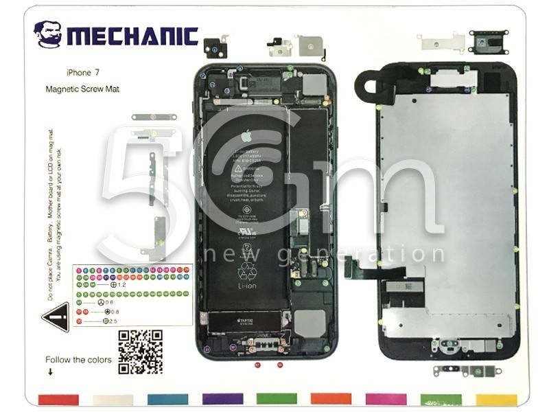 Mechanic Magnetic Screw mat iPhone 7