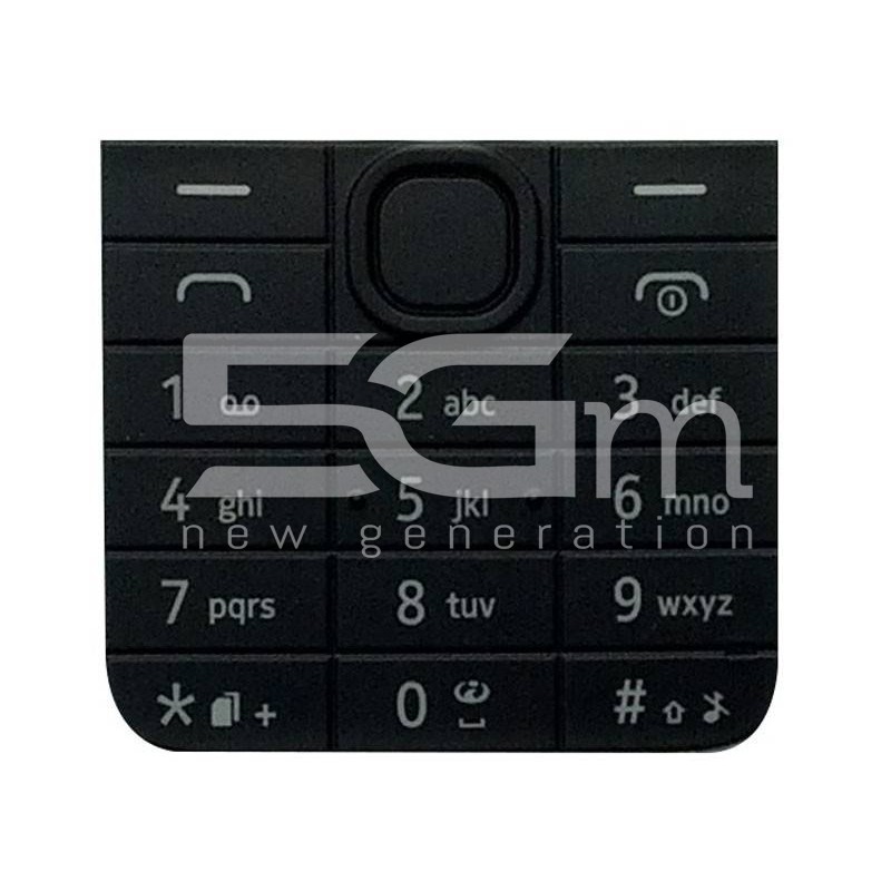 Tastiera Nera Nokia 208 Dual Sim