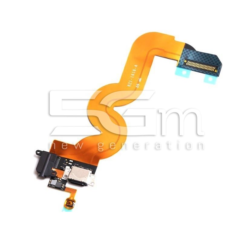 Ipod Touch 5 Black Charging Connector Flex Cable