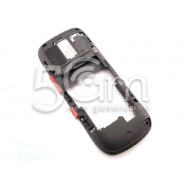 Nokia 203 Black Middle Frame + Red External Keys