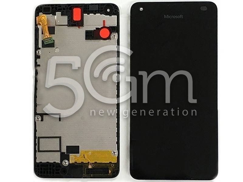 Nokia 550 Lumia Black Touch Display + Frame 