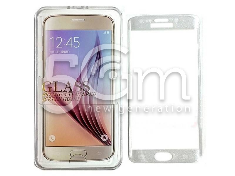 Premium Tempered Glass Protector Trasparent Glitter Samsung SM-G925 S6 Edge