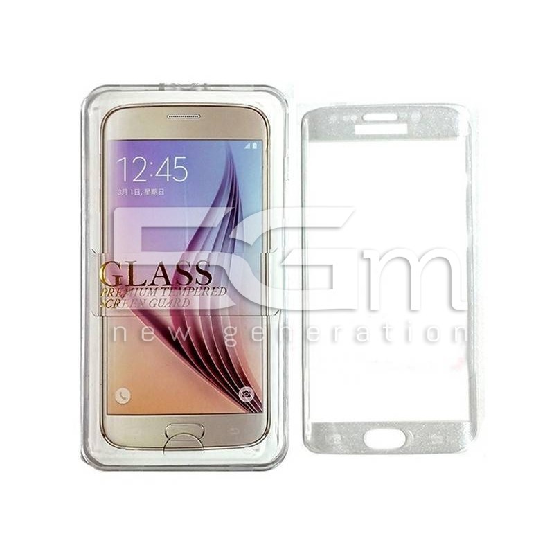 Premium Tempered Glass Protector Trasparent Glitter Samsung SM-G925 S6 Edge