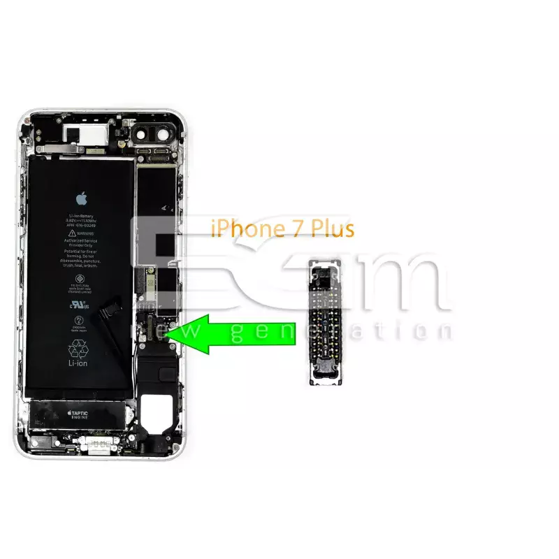 Connettore 12 Pin Su Scheda-Madre Connessione Touch Screen IPhone 7  Plus