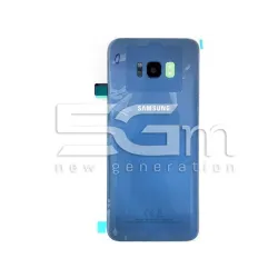 Retro Cover Blu Samsung SM-G955 S8 Plus