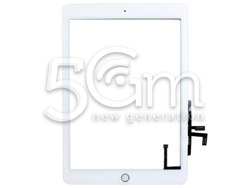 Touch Screen Bianco + Tasto Home iPad 2017 No Logo