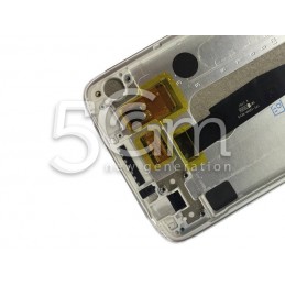 Display Touch Nero + Frame Silver Alcatel OT-6060S Idol 5S