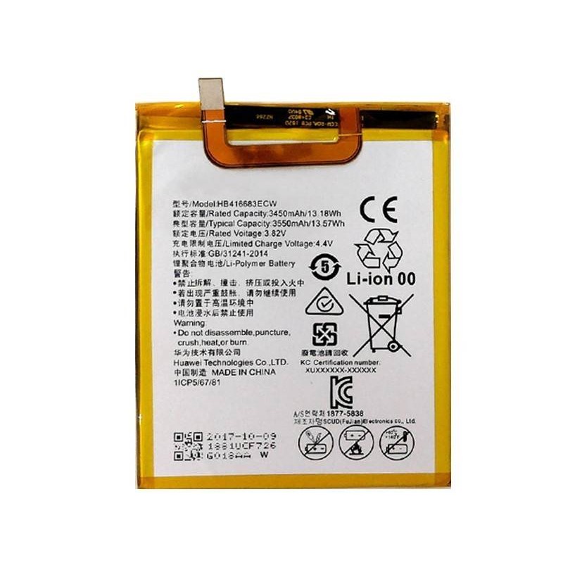 Batteria HB416683ECW 3550mAh Huawei Nexus 6P No Logo