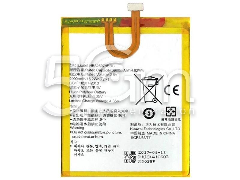 Battery HB526379EBC 4000 mAh Huawei Y6 Pro - Honor 4C Pro No Logo