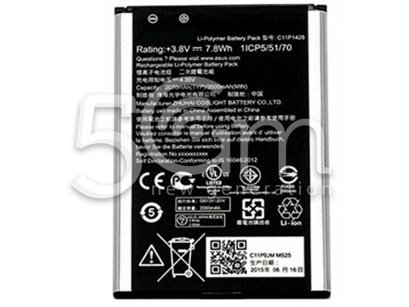Battery C11P1428 2070 mAh Asus Zenfone 2 Laser ZE500KL No Logo