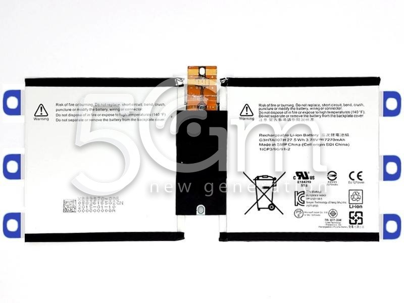 Batteria G3HTA003H 7270 mAh Microsoft Surface 3 1645