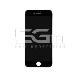 Vetro Nero + Frame Ultra Resistente IPhone 8