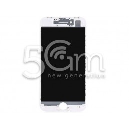 Vetro Bianco + Frame Ultra Resistente IPhone 8