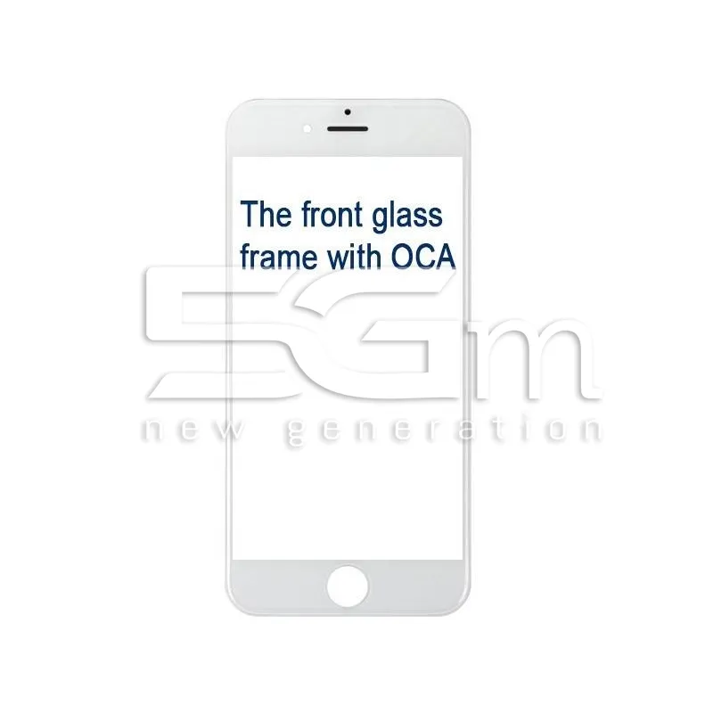 Glas Weiß mit OCA-Folie + Rahmen iPhone 6S Plus | Online Shop 5G-M