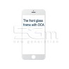 Vetro Bianco Con Pellicola Oca + Frame iPhone 6S
