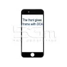 Vetro Nero Con Pellicola Oca + Frame iPhone 6S Plus